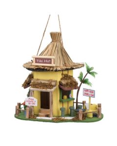 TIKI HUT BIRDHOUSE